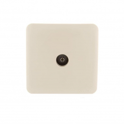 Розетка ТВ оконечная Lezard Viola кремовая 751-0300-130