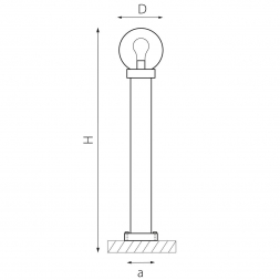 Уличный светильник Lightstar Bolla 373710