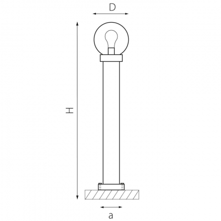 Уличный светильник Lightstar Bolla 373710