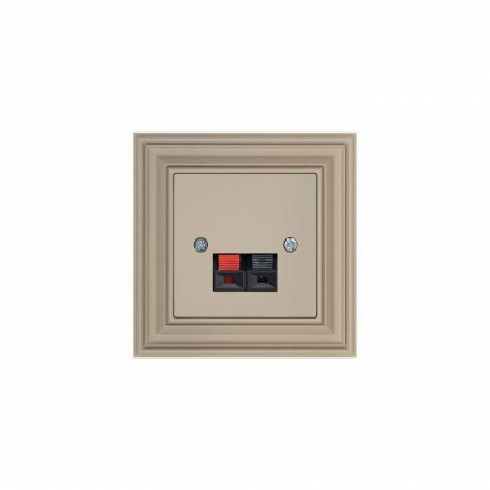 Аудиорозетка Liregus Retro кремовый омбре 29-141