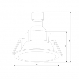 Встраиваемый светильник Elektrostandard 25059/01 a069721