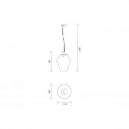 Подвесной светильник Vele Luce Calima VL5242P11