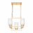 Подвесная люстра Lumina Deco Lino LDP 1239-5 F.GD