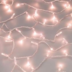 Уличная светодиодная гирлянда Ardecoled нить 230V розовое золото ARD-String-Classic-1000-Clear-100Led-Pulse Rose Gold 031643