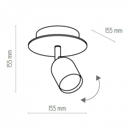 Спот TK Lighting 3290 Top Wood