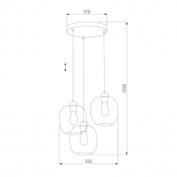 Подвесная люстра TK Lighting 3184 Elio