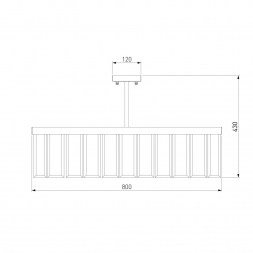 Потолочная люстра Bogates Eclipse 357/8 Smart