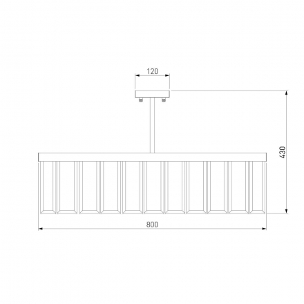 Потолочная люстра Bogates Eclipse 357/8 Smart