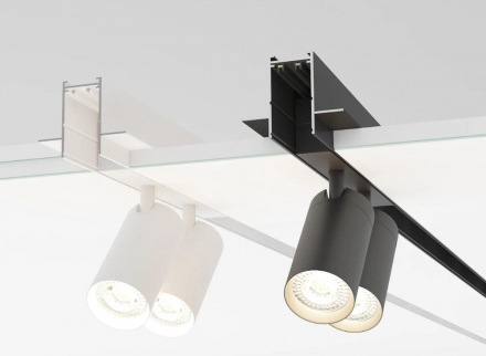 Шинопровод встраиваемый однофазный Denkirs Smart Hide TR2012-BK