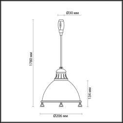 Трековый светильник Odeon Light Breta Modern 3807/1A