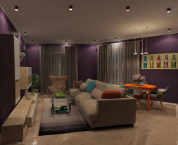 Накладной светодиодный светильник Denkirs DK4017-BG