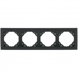 Рамка 4-постовая Efapel Logus 90 Aquarella серый 90940 TIS