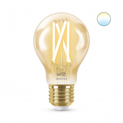 Лампа светодиодная филаментная диммируемая WiZ E27 7W 2700-6500K золотая Wi-Fi BLE50WA60E27920-50Amb1PF/6 929003017401