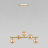 Подвесная люстра TK Lighting 4549 Estera Gold
