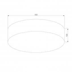 Потолочный светильник TK Lighting 1088 Rondo Black