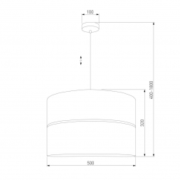 Подвесной светильник TK Lighting 534 Hilton