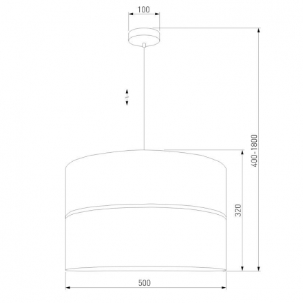 Подвесной светильник TK Lighting 534 Hilton