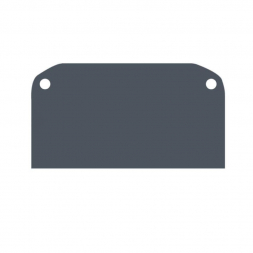 Торцевая заглушка для профиля TR3050-AL Denkirs Solid Light TR3052-AL