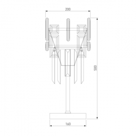 Настольная лампа Bogates Lago 01108/1 Strotskis