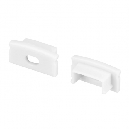 Заглушка Arlight 2 шт. LINE-1708 с отверстием WHITE 044235