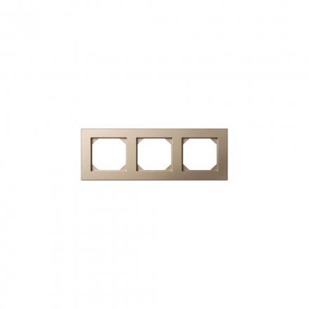 Рамка 3-постовая Liregus Epsilon шампань 28-320