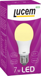 Лампа светодиодная Lucem E27 7W 4000K матовая FLLBL072740L