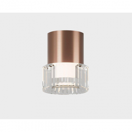 Потолочный светодиодный светильник Italline IT014-0202 rose gold
