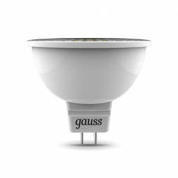 Лампа светодиодная диммируемая Gauss GU5.3 6W RGBW матовая 101105406