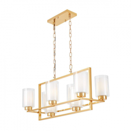 Подвесная люстра Lumina Deco Lino LDP 1239-8 F.GD
