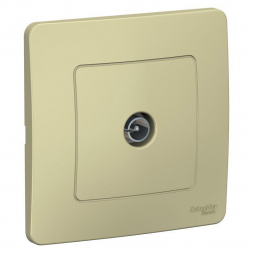 Розетка телевизионная TV Schneider Electric Blanca бежевая BLNTS000017