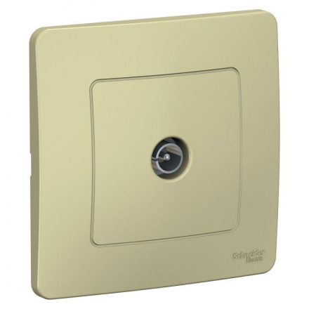 Розетка телевизионная TV Schneider Electric Blanca бежевая BLNTS000017