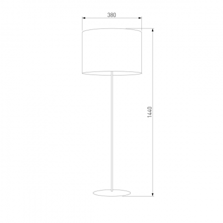 Торшер TK Lighting 5279 Tercino Blue