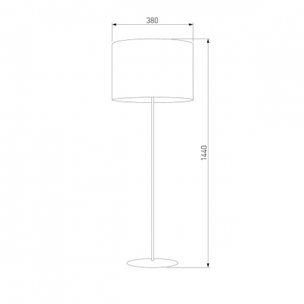 Торшер TK Lighting 5279 Tercino Blue