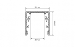 Профиль Arlight TOP-LINIA53-2000 ANOD 016989