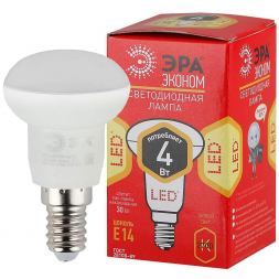 Лампа светодиодная ЭРА E14 4W 2700K матовая ECO LED R39-4W-827-E14 Б0019078