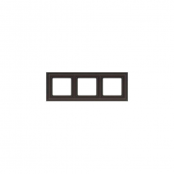 Рамка 3-постовая Liregus Retro коричневый омбре 29-045