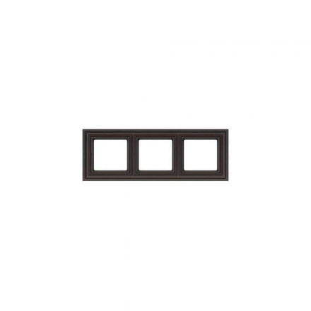Рамка 3-постовая Liregus Retro коричневый омбре 29-045