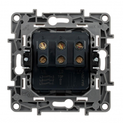 Выключатель трехклавишный Legrand Etika 10A 250V белый 672213