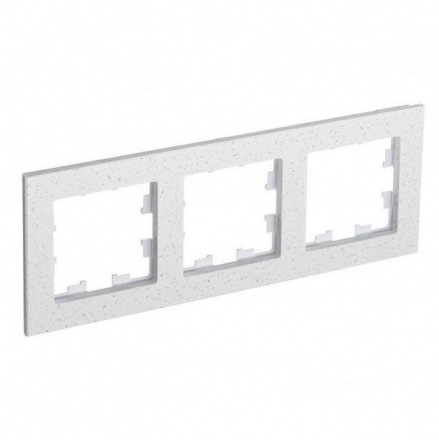 Рамка 3-постовая Schneider Electric AtlasDesign Nature крем роял ATN343103