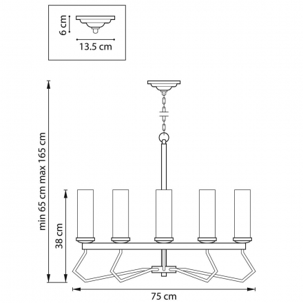 Подвесная люстра Lightstar Flume 723085
