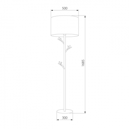 Торшер TK Lighting 5572 Albero White