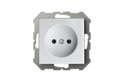 Розетка 2P Liregus Epsilon белый 28-015