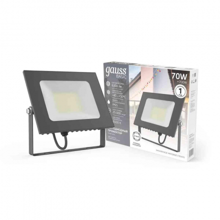 Прожектор светодиодный Gauss 70W 688100370