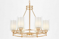 Подвесная люстра Lumina Deco Marietta LDP 8025-6 F.GD+WT