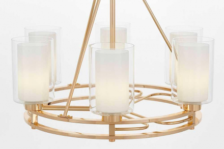 Подвесная люстра Lumina Deco Marietta LDP 8025-6 F.GD+WT