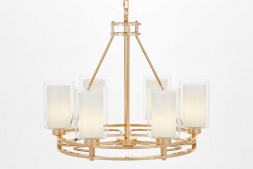 Подвесная люстра Lumina Deco Marietta LDP 8025-6 F.GD+WT