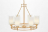 Подвесная люстра Lumina Deco Marietta LDP 8025-6 F.GD+WT