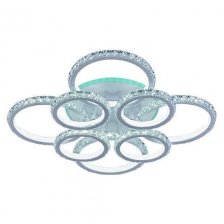 Потолочная светодиодная люстра Profit Light 8052/4+4 WHT