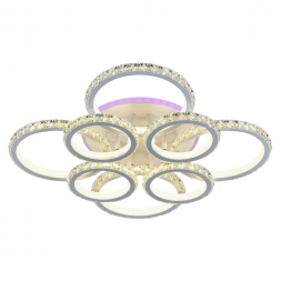 Потолочная светодиодная люстра Profit Light 8052/4+4 WHT