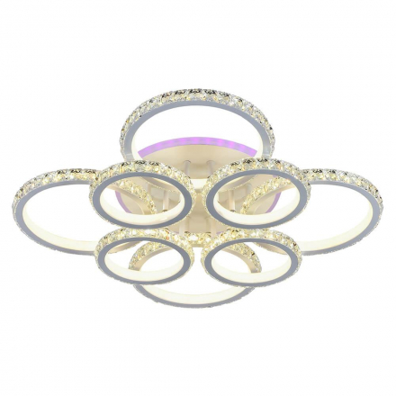 Потолочная светодиодная люстра Profit Light 8052/4+4 WHT